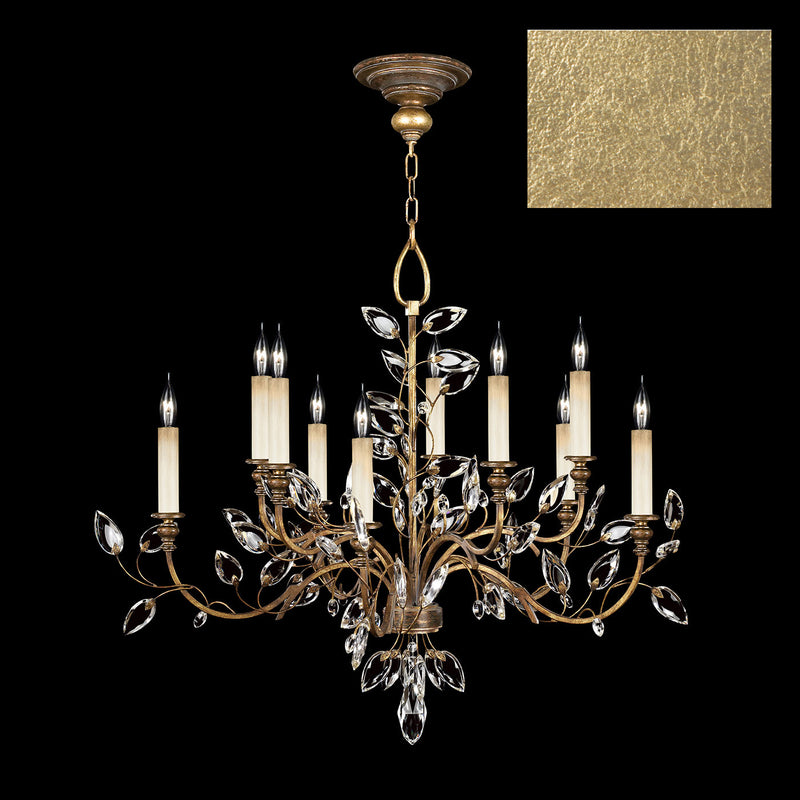 Fine Art 753140-SF3 Ten Light Chandelier, Gold