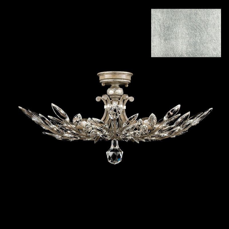 Fine Art 753440-SF4 Five Light Semi-Flush Mount, Silver