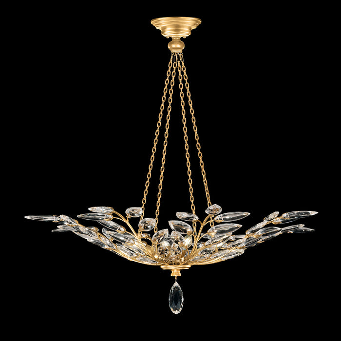 Fine Art 753640-SF3 Four Light Pendant, Gold
