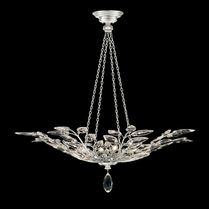 Fine Art 753640-SF4 Four Light Pendant, Silver