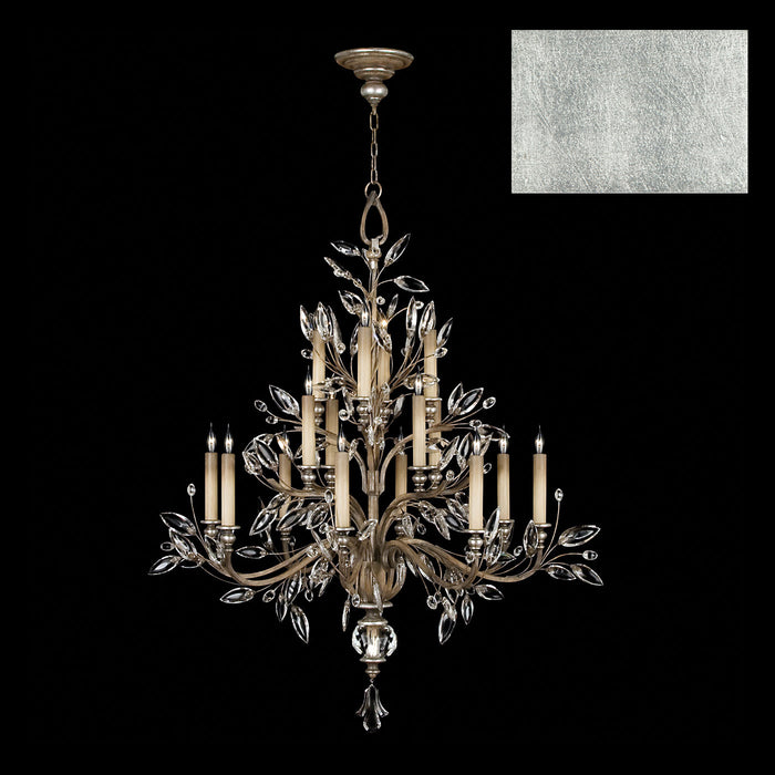 Fine Art 759440-SF4 16 Light Chandelier, Silver
