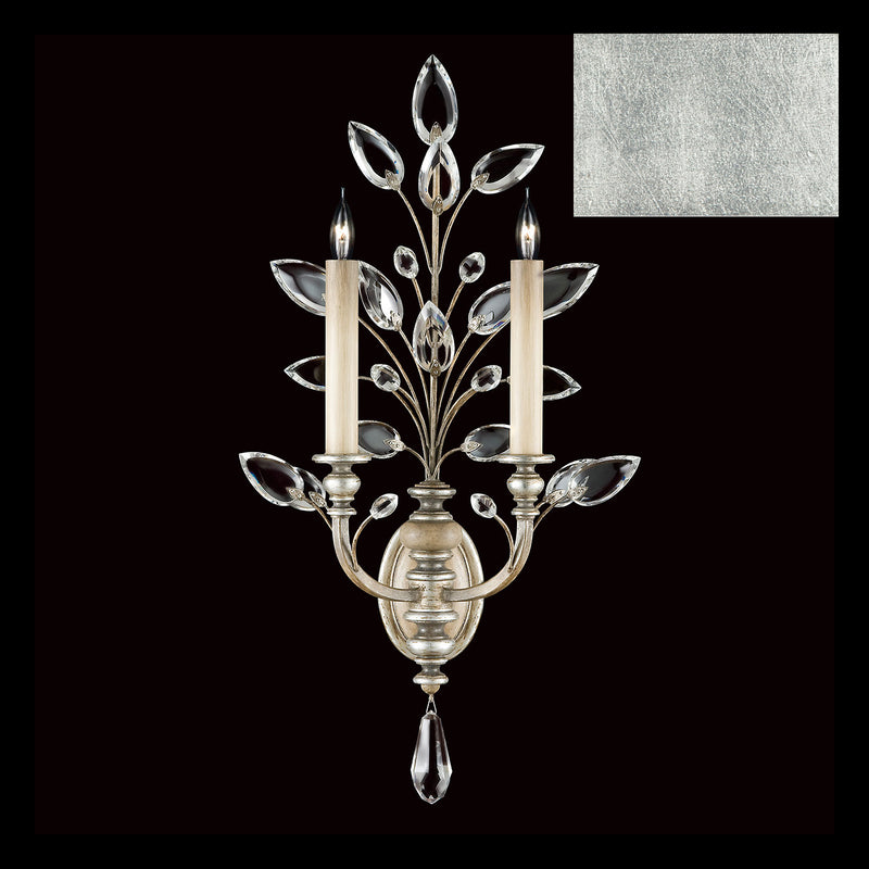 Fine Art 759750-SF4 Two Light Wall Sconce, Silver