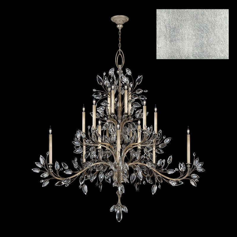 Fine Art 771240-SF4 20 Light Chandelier, Silver