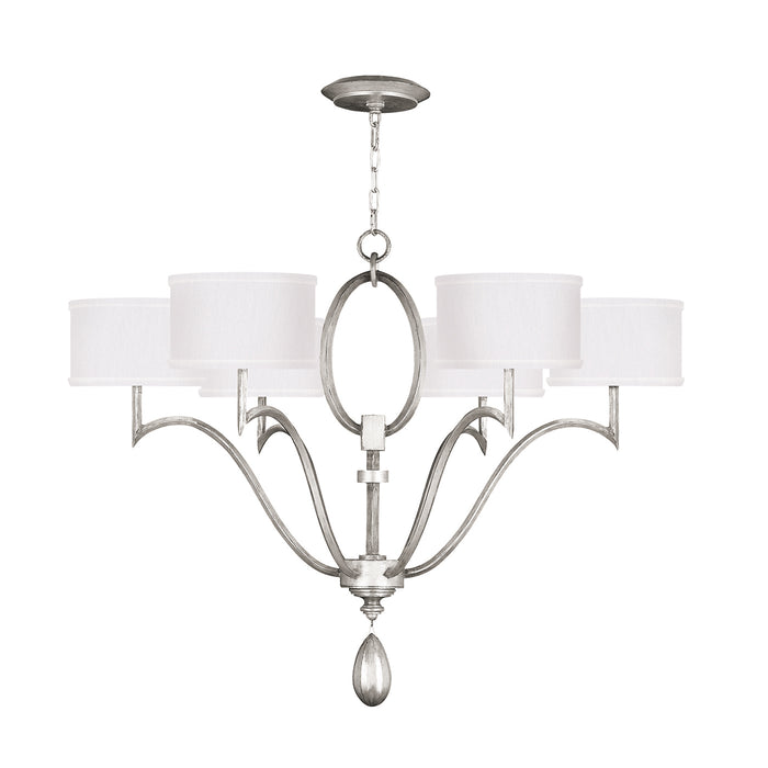 Fine Art 785840-SF41 Six Light Chandelier, Silver