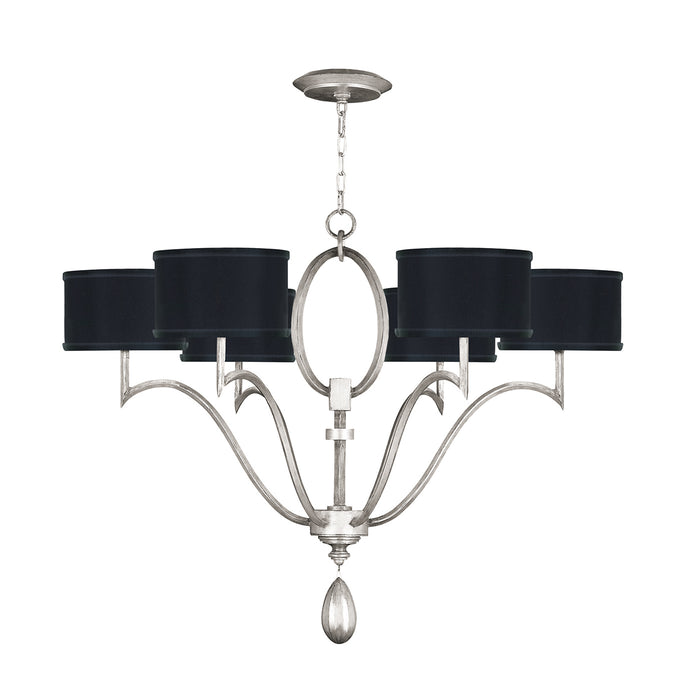 Fine Art 785840-SF42 Six Light Chandelier, Silver