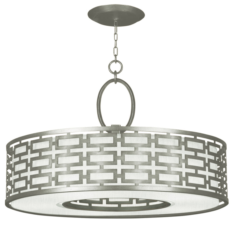 Fine Art 787640-SF41 Five Light Pendant, Silver