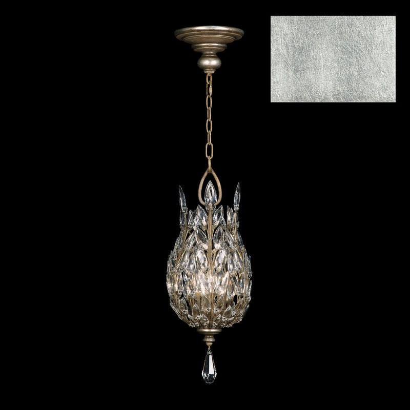 Fine Art 804640-SF4 Three Light Pendant, Silver