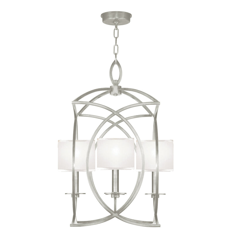 Fine Art 887740-SF41 Four Light Chandelier, Silver