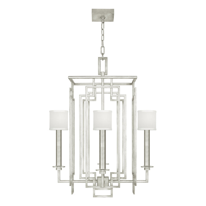 Fine Art 889040-SF41 Four Light Chandelier, Silver