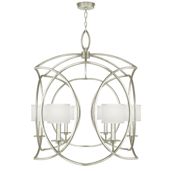 Fine Art 889840-SF41 Six Light Chandelier, Silver