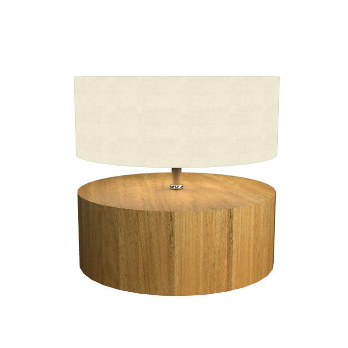 Accord Lighting 145.09 One Light Table Lamp, Louro Freijo