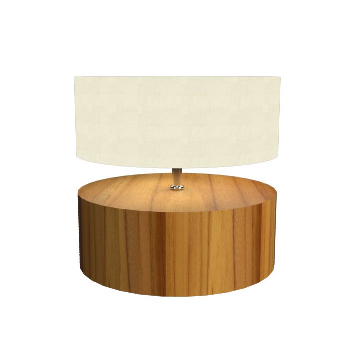 Accord Lighting 145.12 One Light Table Lamp, Teak