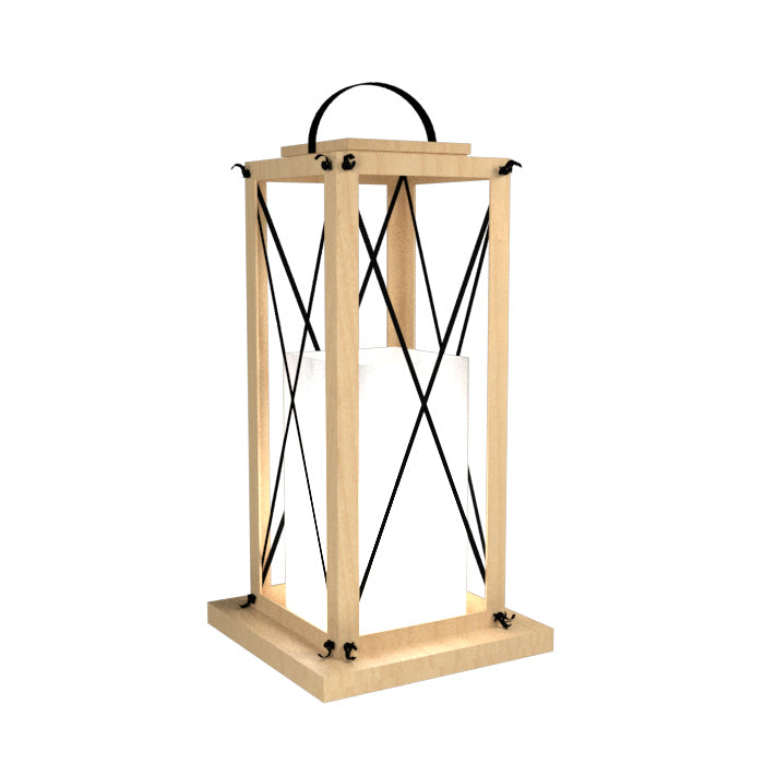 Accord Lighting 3025.34 One Light Floor Lamp, Maple