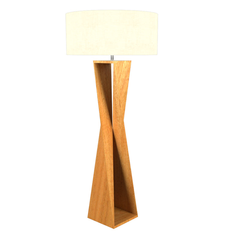 Accord Lighting 3029.09 One Light Floor Lamp, Louro Freijo