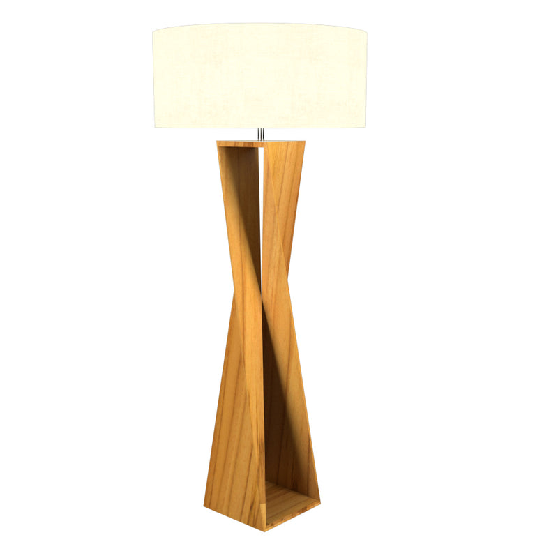 Accord Lighting 3029.12 One Light Floor Lamp, Teak