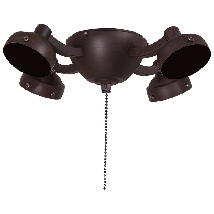 Minka Aire K34L-KA Four Light Fan Light Kit, Kocoa