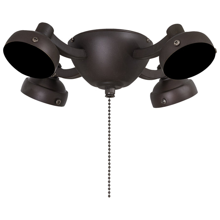 Minka Aire K34L-ORB Four Light Fan Light Kit, Oil Rubbed Bronze