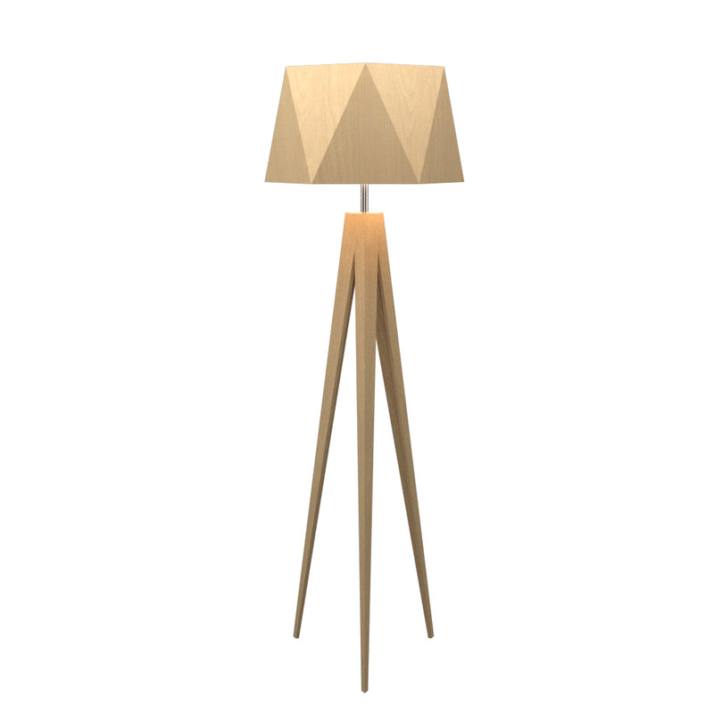 Accord Lighting 3034.34 One Light Floor Lamp, Maple