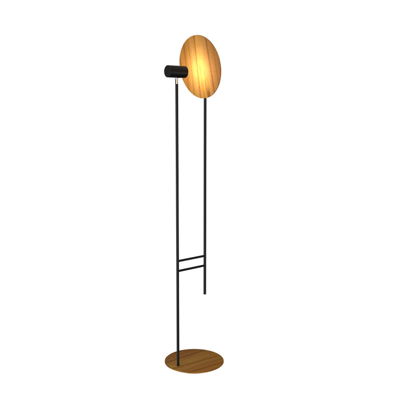 Accord Lighting 3126.12 One Light Floor Lamp, Teak