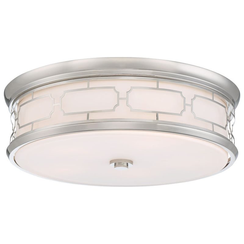 Minka-Lavery 1826-613-L LED Flush Mount, Polished Nickel