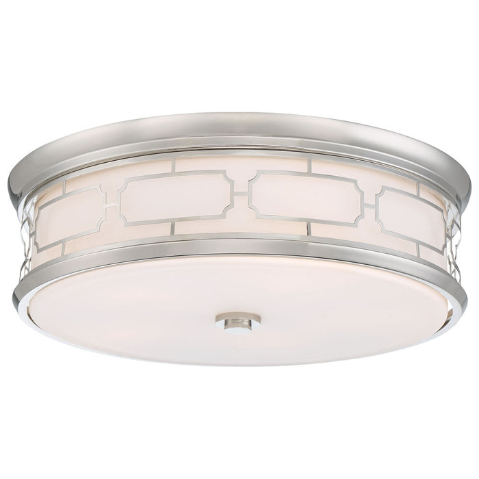 Minka-Lavery 1826-613-L LED Flush Mount, Polished Nickel
