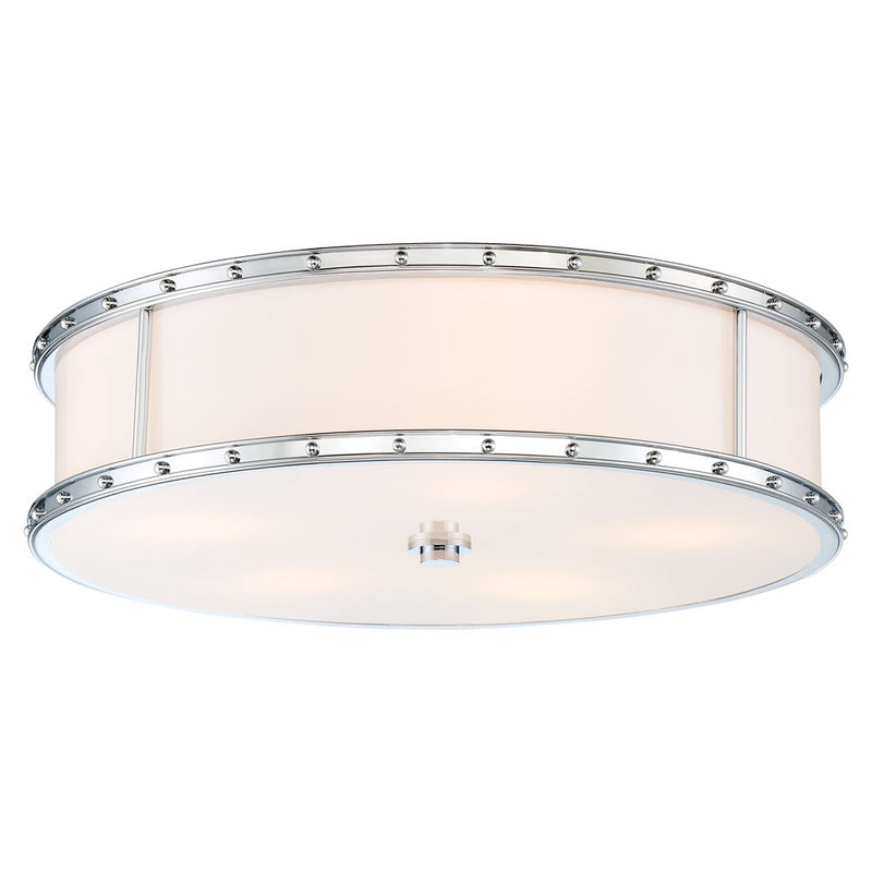 Minka-Lavery 1827-77-L LED Flush Mount, Chrome
