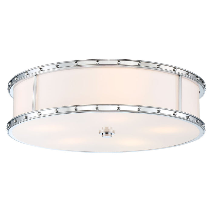 Minka-Lavery 1827-77-L LED Flush Mount, Chrome