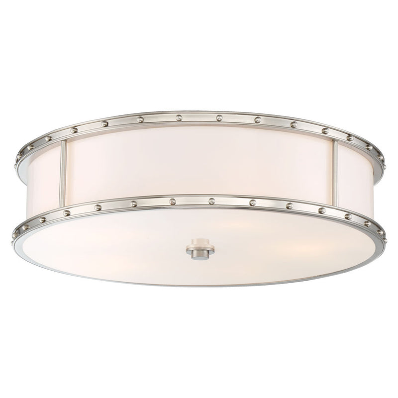 Minka-Lavery 1827-84-L LED Flush Mount, Brushed Nickel