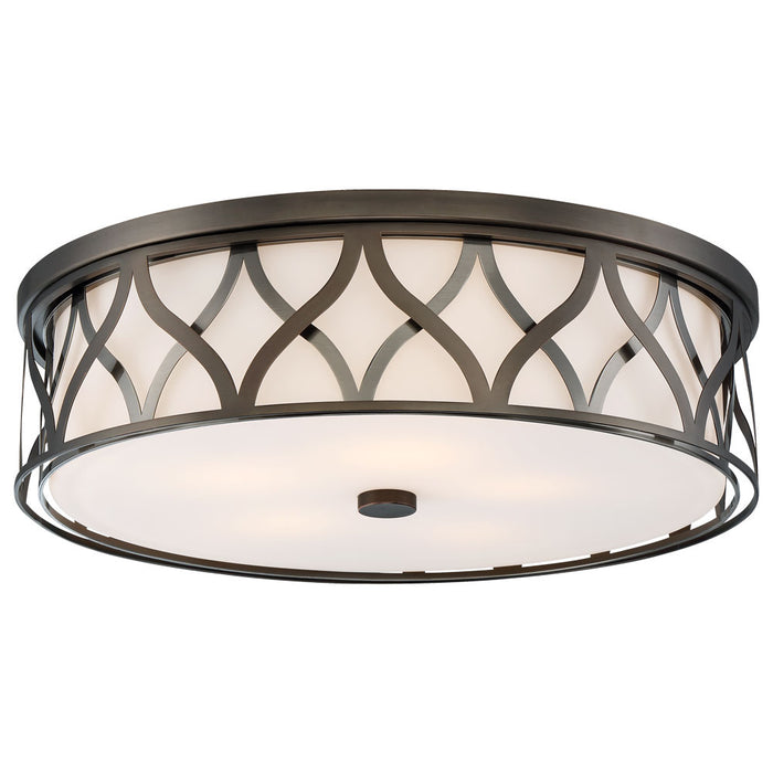 Minka-Lavery 1840-102-L LED Flush Mount, Harvard Court Bronze