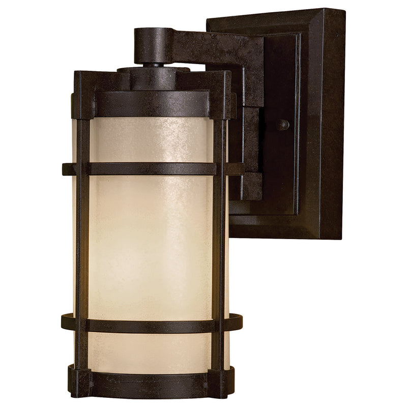 Minka-Lavery 72022-A179 One Light Outdoor Wall Mount, Textured French Bronze