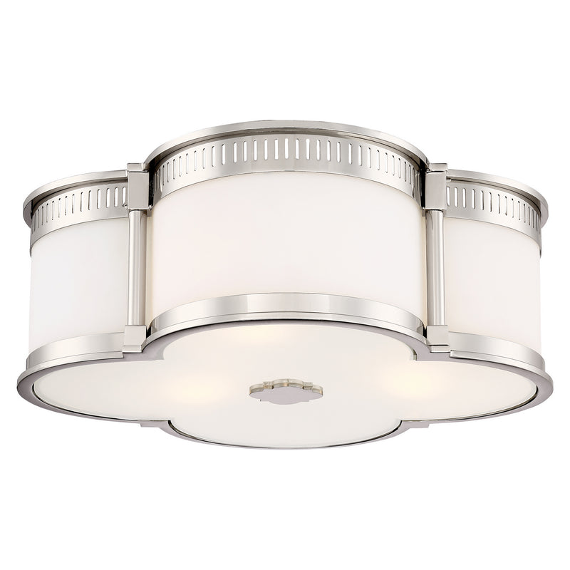 Minka-Lavery 824-613-L LED Flush Mount, Polished Nickel