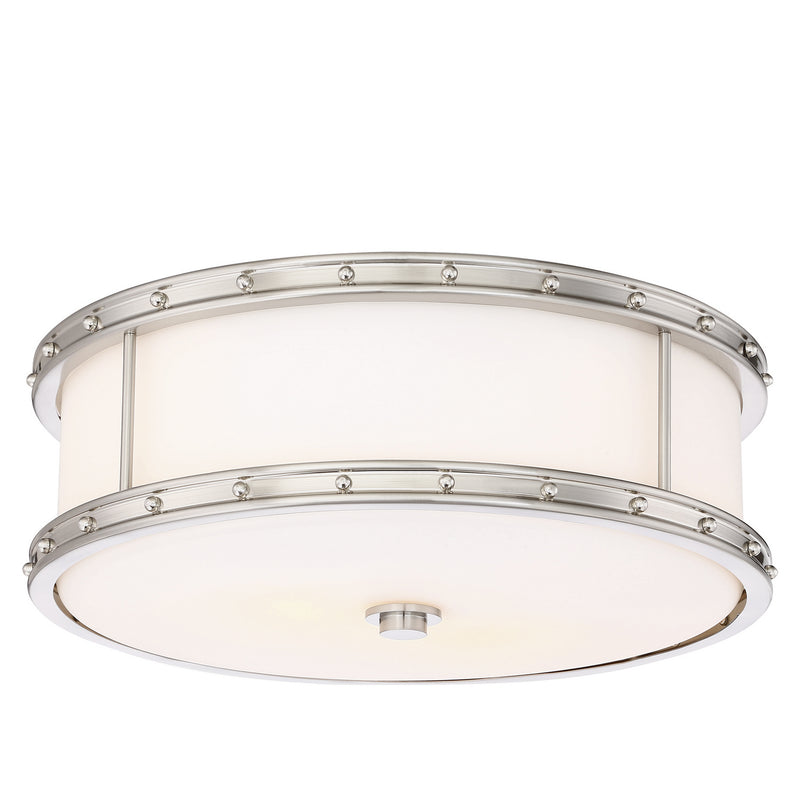 Minka-Lavery 827-84-L LED Flush Mount, Brushed Nickel