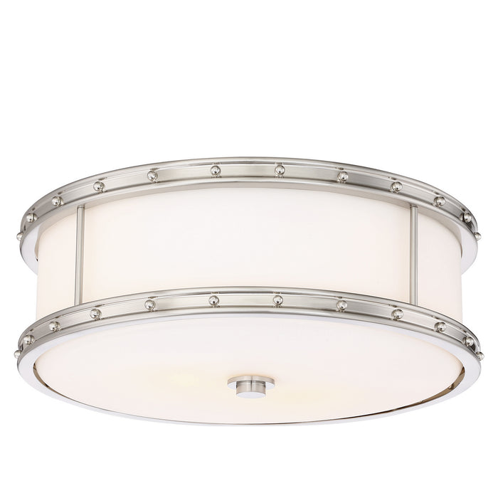 Minka-Lavery 827-84-L LED Flush Mount, Brushed Nickel