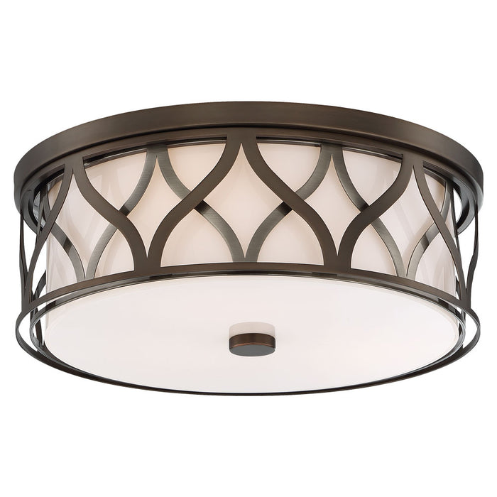 Minka-Lavery 840-102-L LED Flush Mount, Harvard Court Bronze