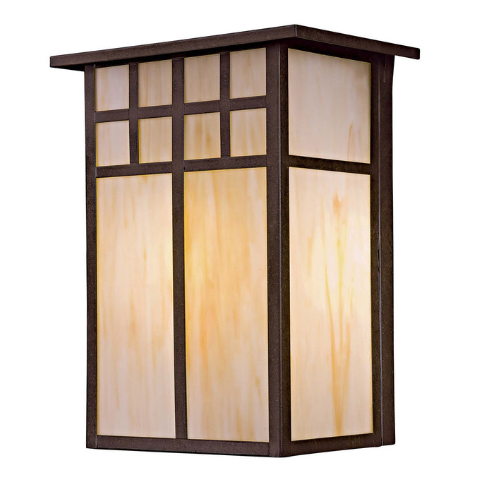 Minka-Lavery 8603-A179 One Light Outdoor Wall Mount, Textured French Bronze