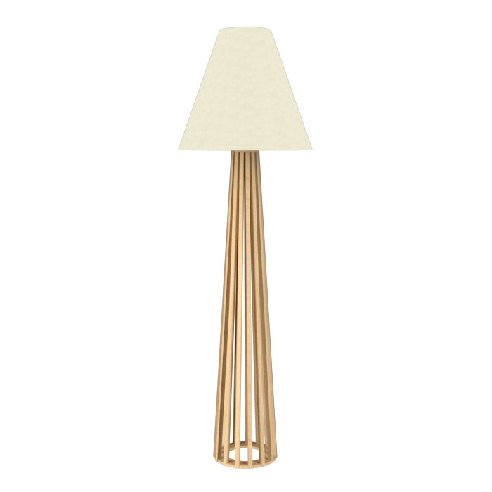 Accord Lighting 361.34 One Light Floor Lamp, Maple