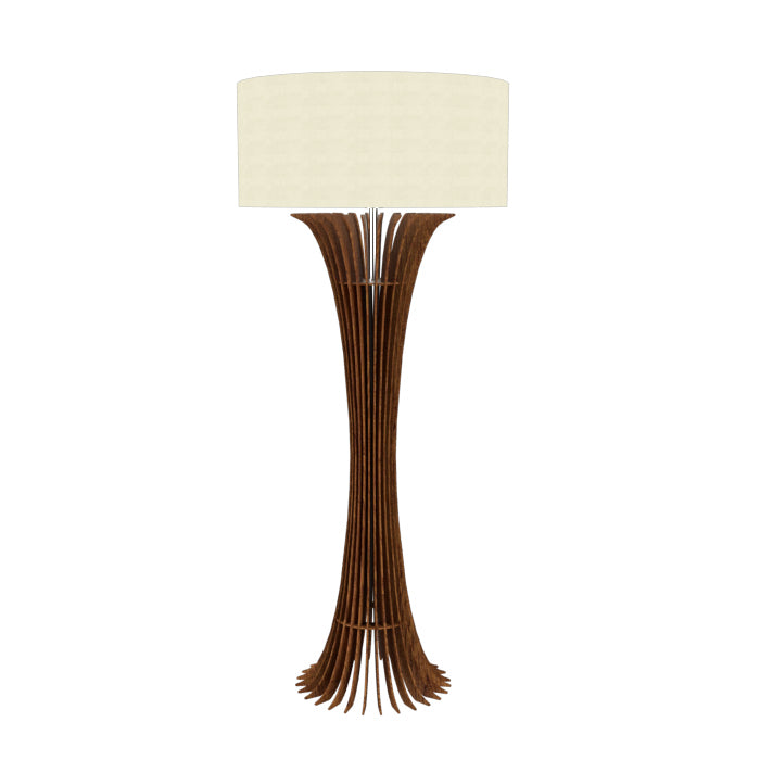 Accord Lighting 363.06 One Light Floor Lamp, Imbuia
