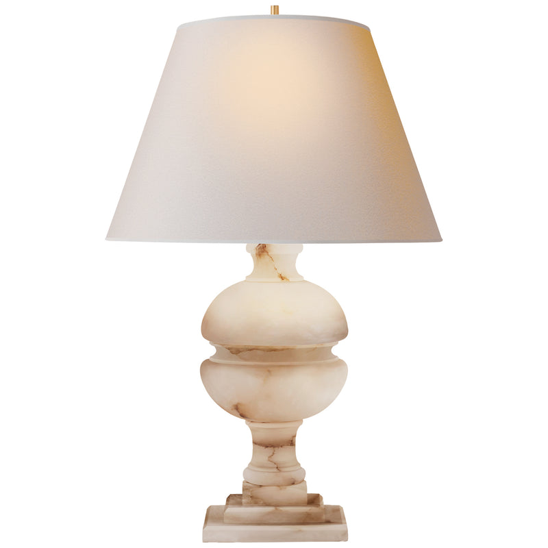 Visual Comfort Signature AH 3100ALB-NP One Light Table Lamp, Alabaster