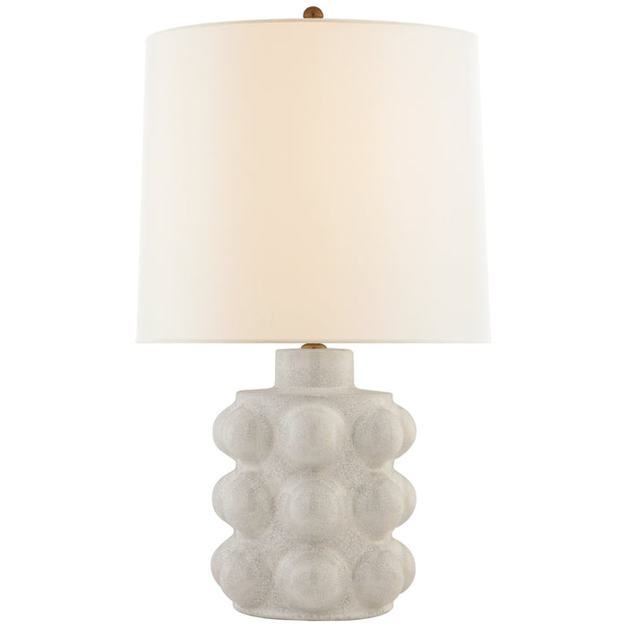 Visual Comfort Signature ARN 3645BC-L One Light Table Lamp, Bone Craquelure