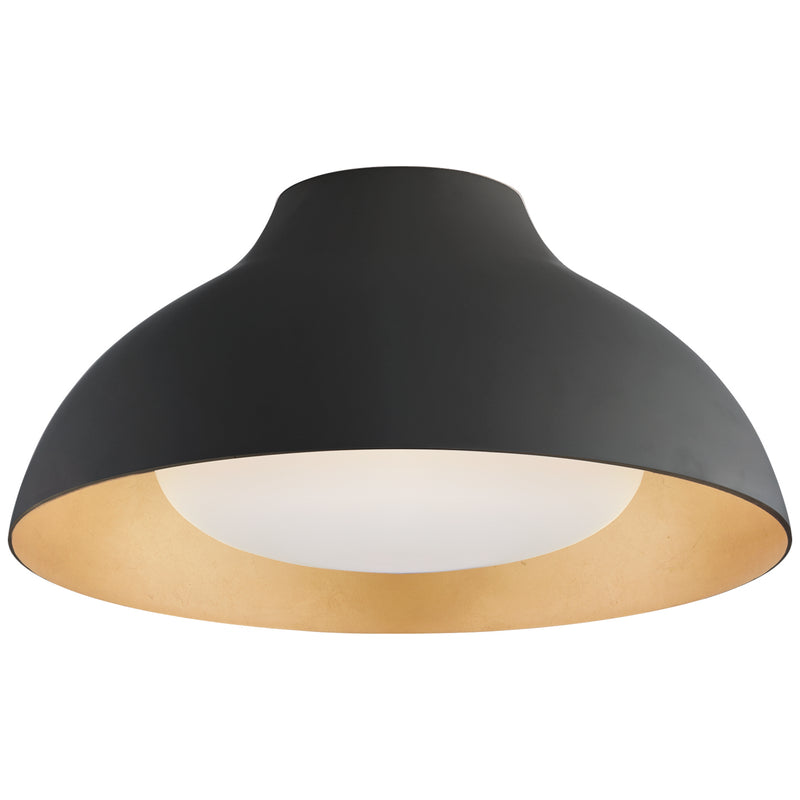 Visual Comfort Signature ARN 4350MBK-SWG LED Flush Mount, Matte Black