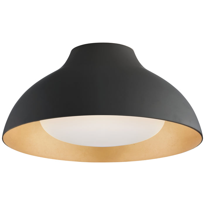 Visual Comfort Signature ARN 4350MBK-SWG LED Flush Mount, Matte Black
