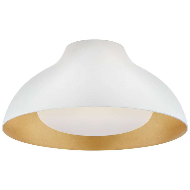 Visual Comfort Signature ARN 4350PW-SWG LED Flush Mount, Plaster White