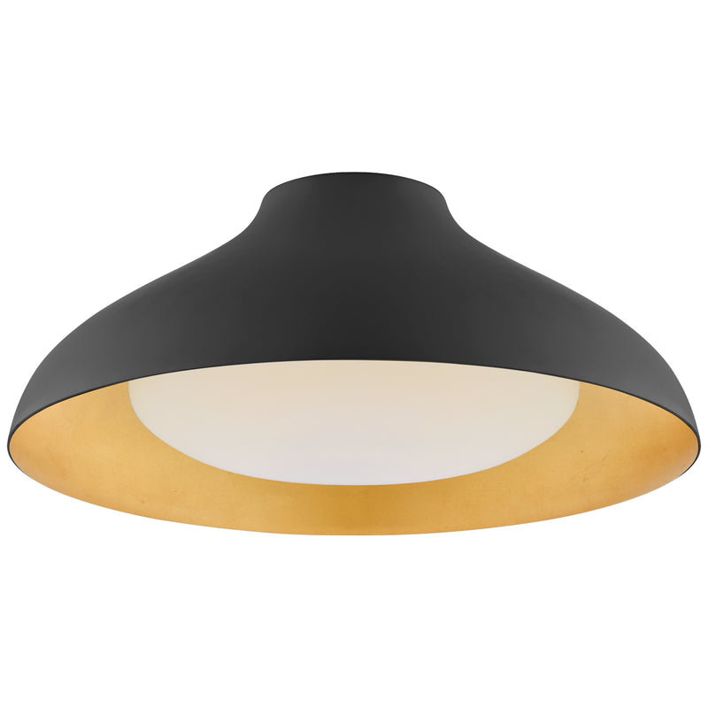 Visual Comfort Signature ARN 4351MBK-SWG LED Flush Mount, Matte Black