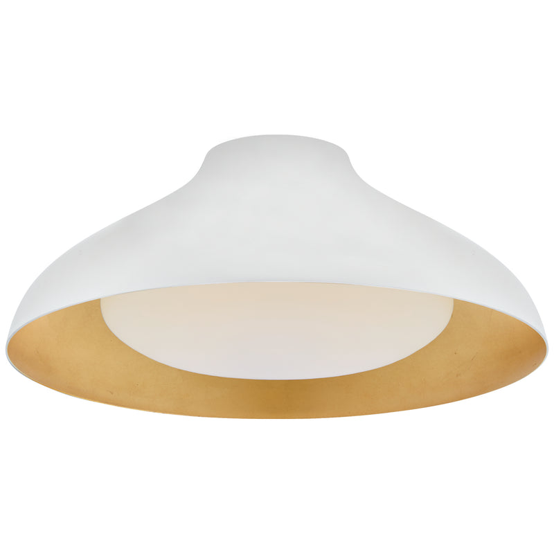 Visual Comfort Signature ARN 4351PW-SWG LED Flush Mount, Plaster White