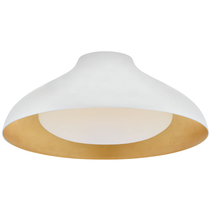 Visual Comfort Signature ARN 4351PW-SWG LED Flush Mount, Plaster White