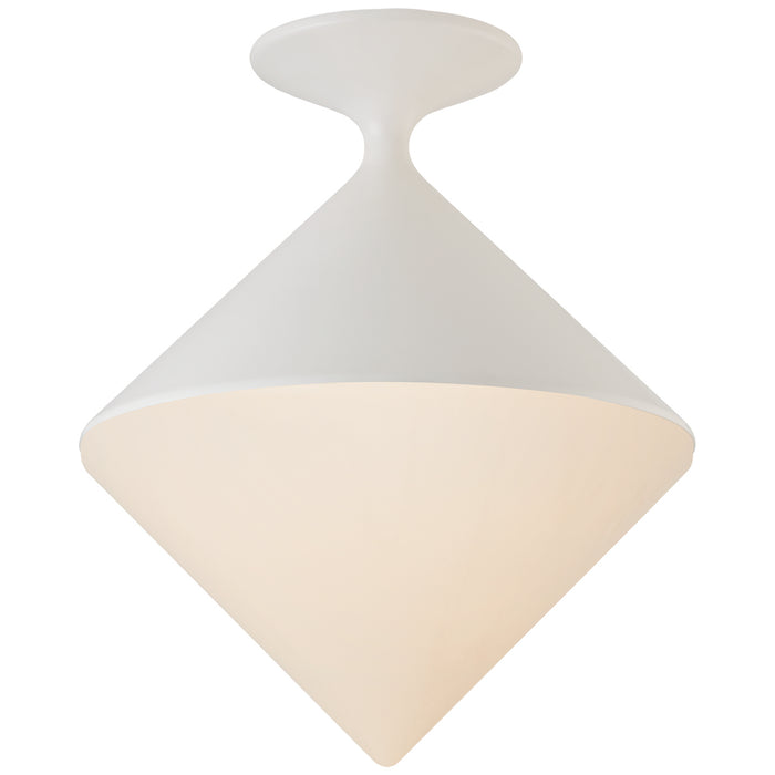 Visual Comfort Signature ARN 4355WHT-WG LED Flush Mount, Matte White