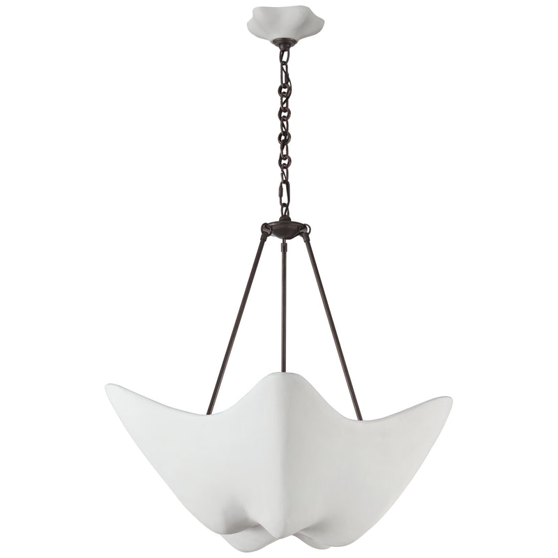 Visual Comfort Signature ARN 5428BZ-PW Five Light Chandelier, Bronze