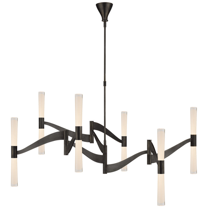 Visual Comfort Signature ARN 5472BZ-CG LED Chandelier, Bronze