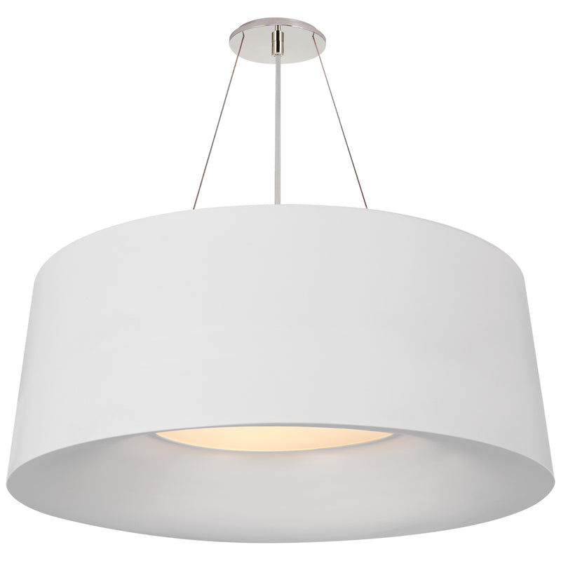 Visual Comfort Signature BBL 5090WHT Three Light Pendant, Matte White