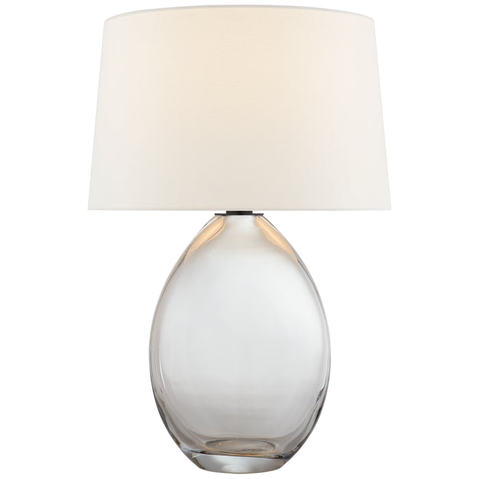 Visual Comfort Signature CHA 3421CG-L One Light Table Lamp, Clear Glass